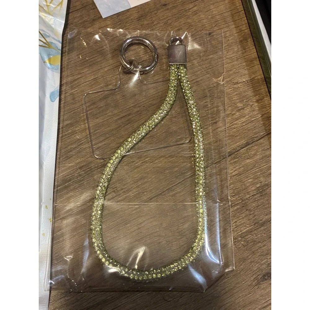 DagoRoo Google Pixel 9A Magnetic Phone Case Glitter Green Gold Plated Rhinestone